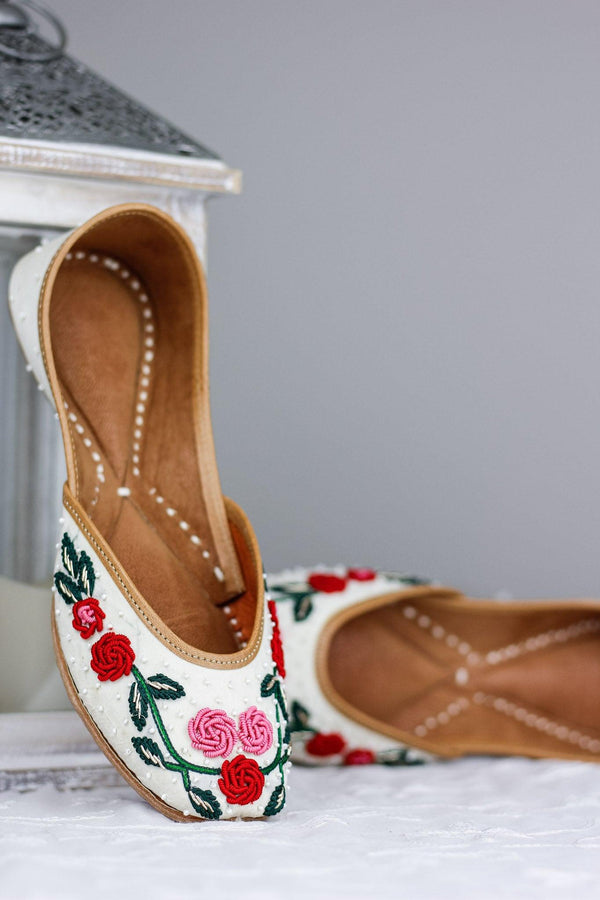 Rose Petals Jutti - Sahiba Sandook